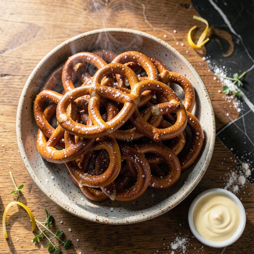 Recipe for Auntie Anne's Soft Pretzels: Mall-Style Warm and Salty Twists