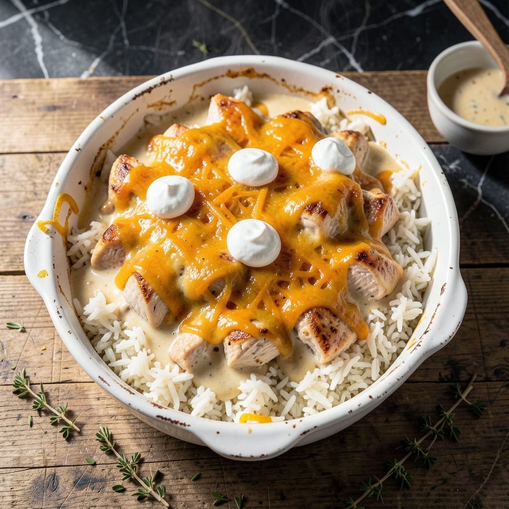 Recipe for Chicken and Rice Casserole With Cream of Chicken: Baked Comfort With Creamy Depth Recipe for Chicken and Rice Casserole With Cream of Chicken: Baked Comfort With Creamy Depth