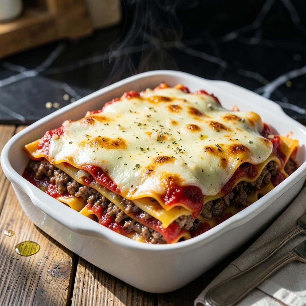 Easy Lasagna Recipe Without Ricotta Cheese No Cottage Cheese: Layered Comfort With Mozzarella Swap