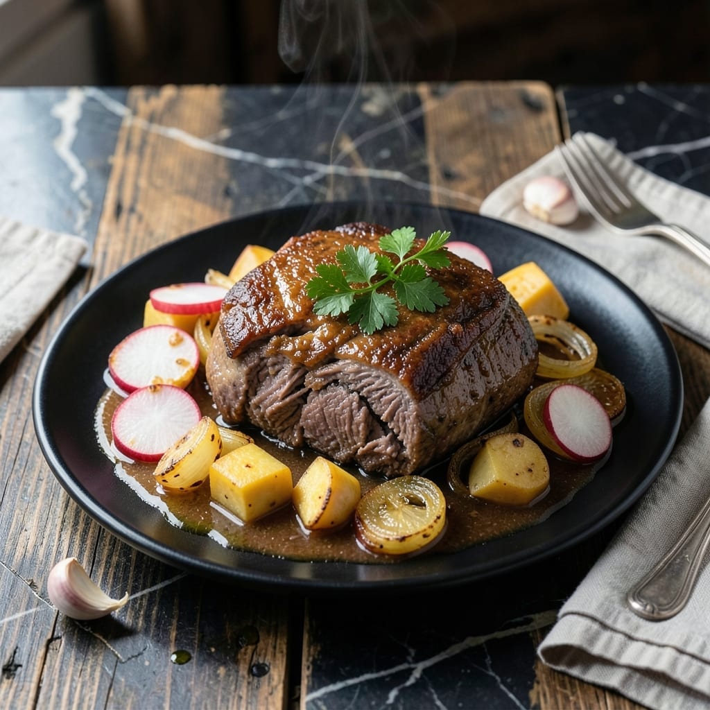 Keto Pot Roast Recipe Instant Pot: Pressure-Cooked Beef with Root Veggies