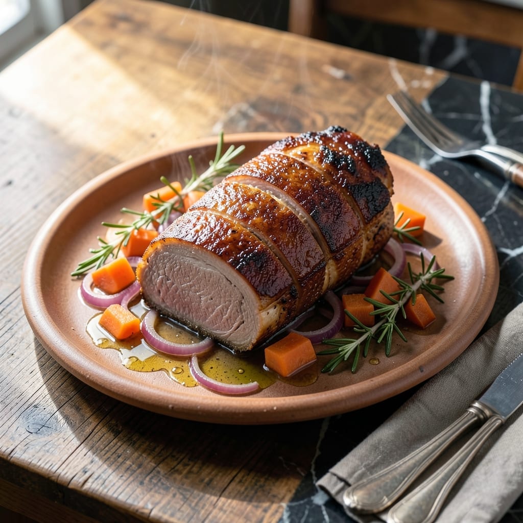 Pork Tenderloin Roast Recipe Slow Cooker: Melt-In-Your-Mouth Elegance With Garlic and Herbs
