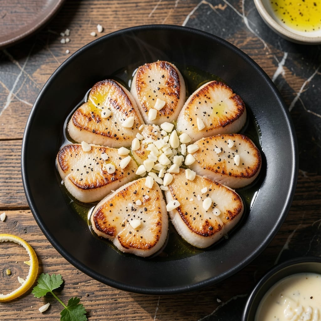 Recipe For Frozen Scallops: Pan-Seared Buttery Elegance