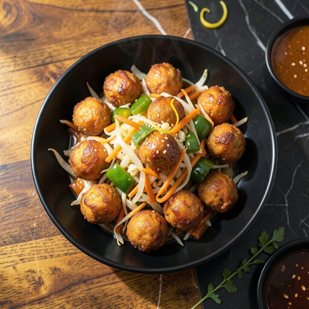Recipe for Veg Manchurian Dry: Indo-Chinese Street Food Crispiness