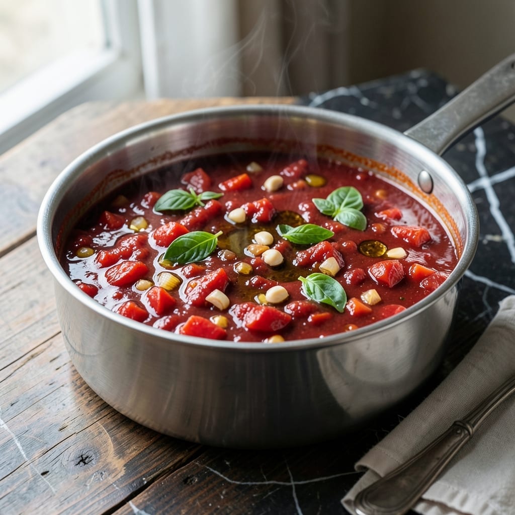 Canned Tomato Sauce Recipe With Fresh Tomatoes: Hybrid Richness in One Pot
