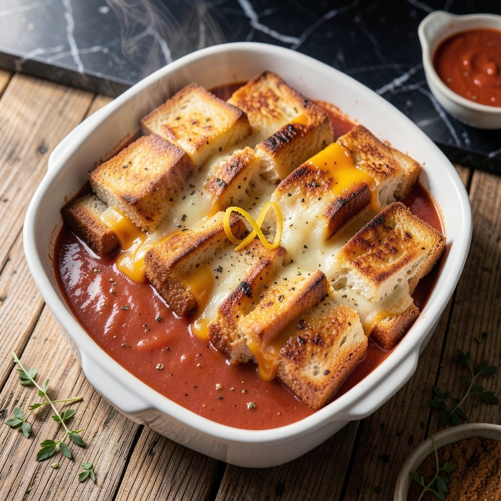 Grilled Cheese And Tomato Soup Casserole Recipe: Baked Nostalgia in One Pan