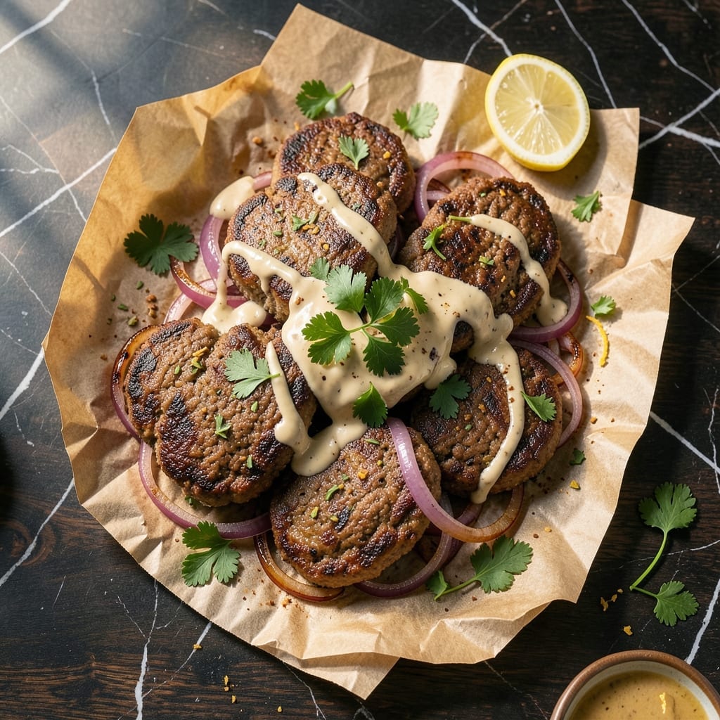 Ground Beef Shawarma Recipe Parchment Paper: Middle Eastern Spices With Easy Cleanup