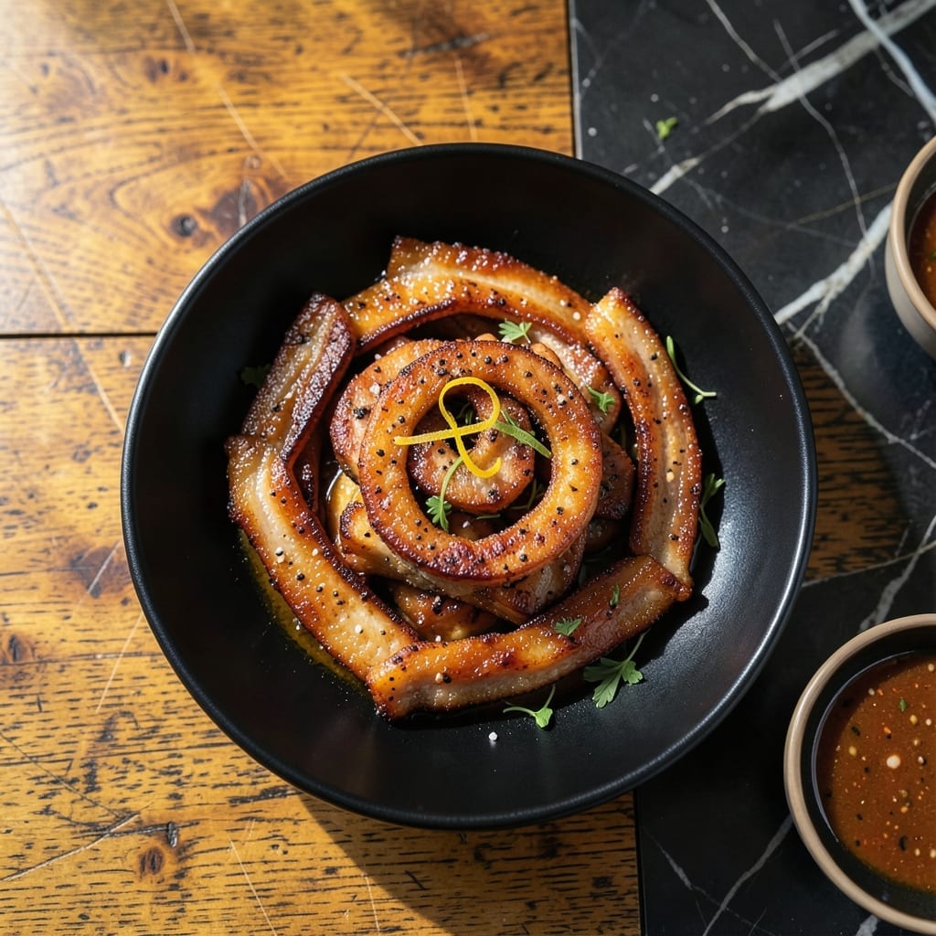 Grilled Pork Belly Strips Recipe: Charred Edges With Sweet Glaze