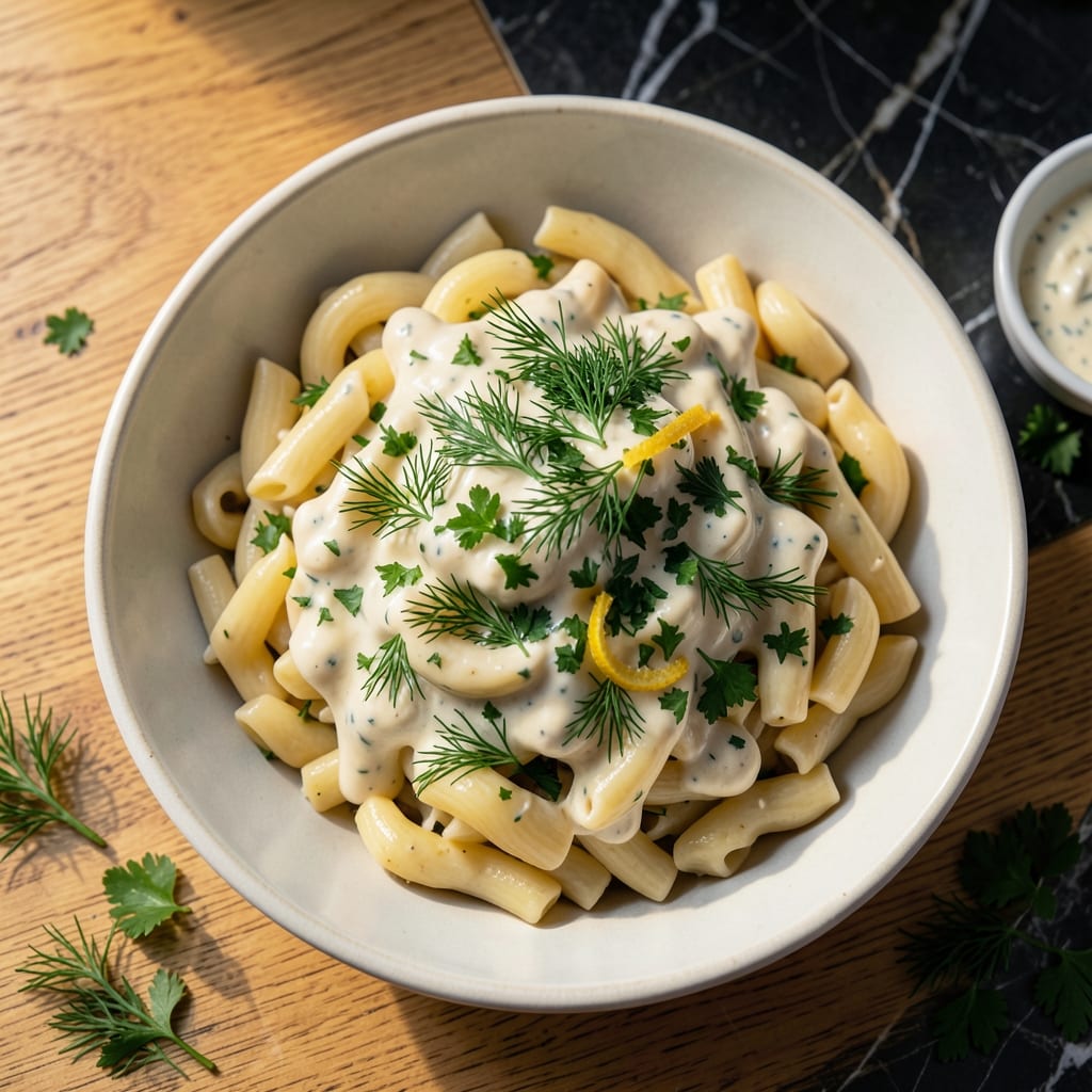 Ranch Pasta Salad Recipe: Creamy Herb-Flecked Summer Side