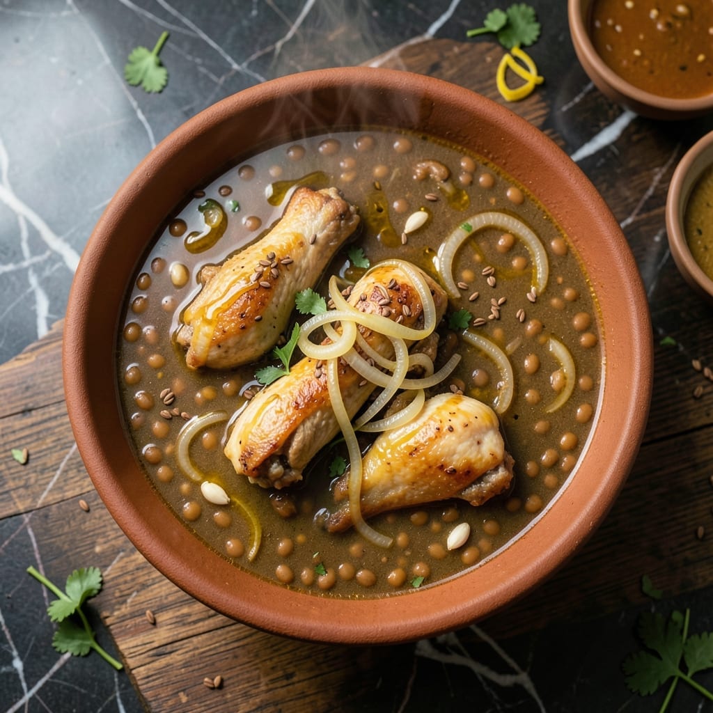 Chicken Soup Indian Recipe: Spiced Lentil and Herb Comfort Bowl