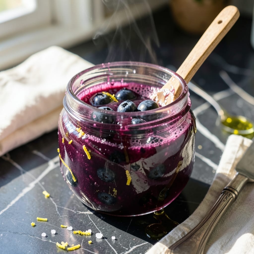 Blueberry Jam Recipe Without Pectin: Natural Thickening With Lemon Juice