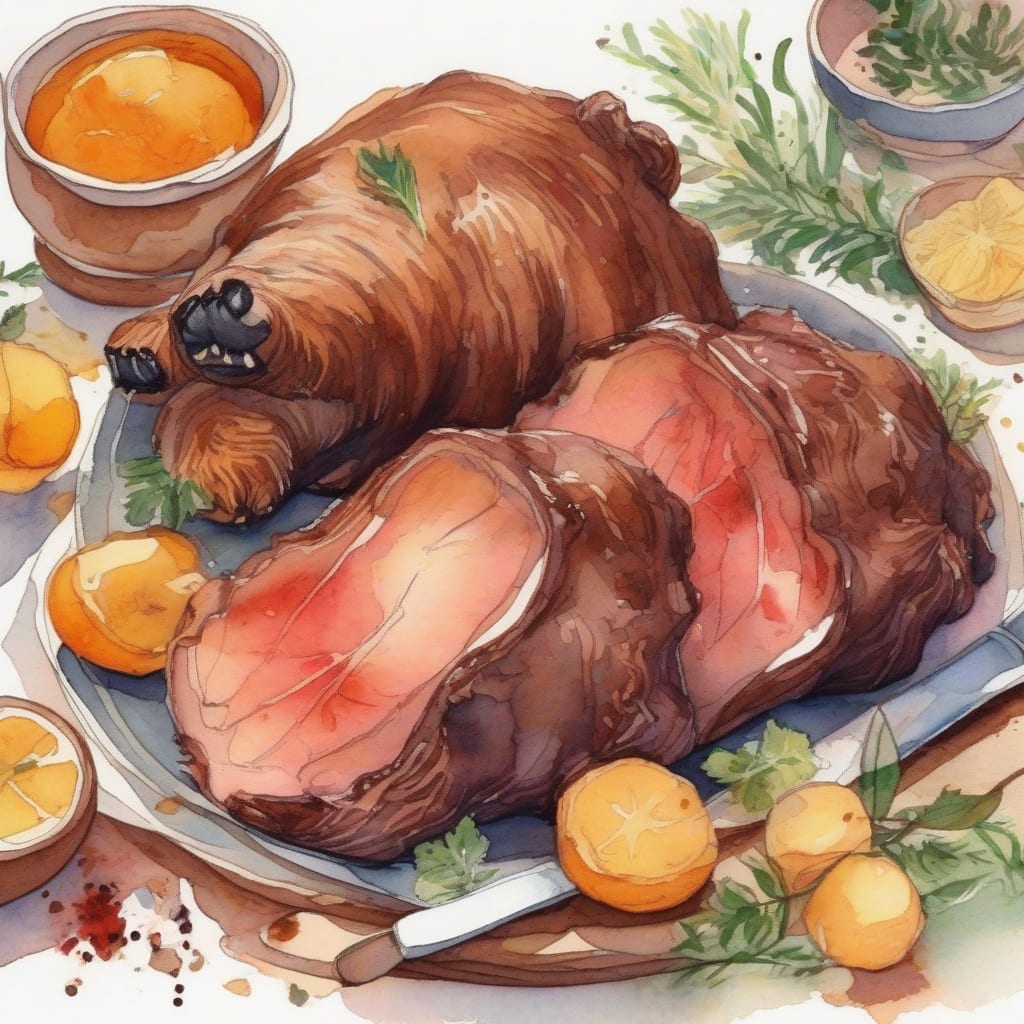 bear roast recipe
