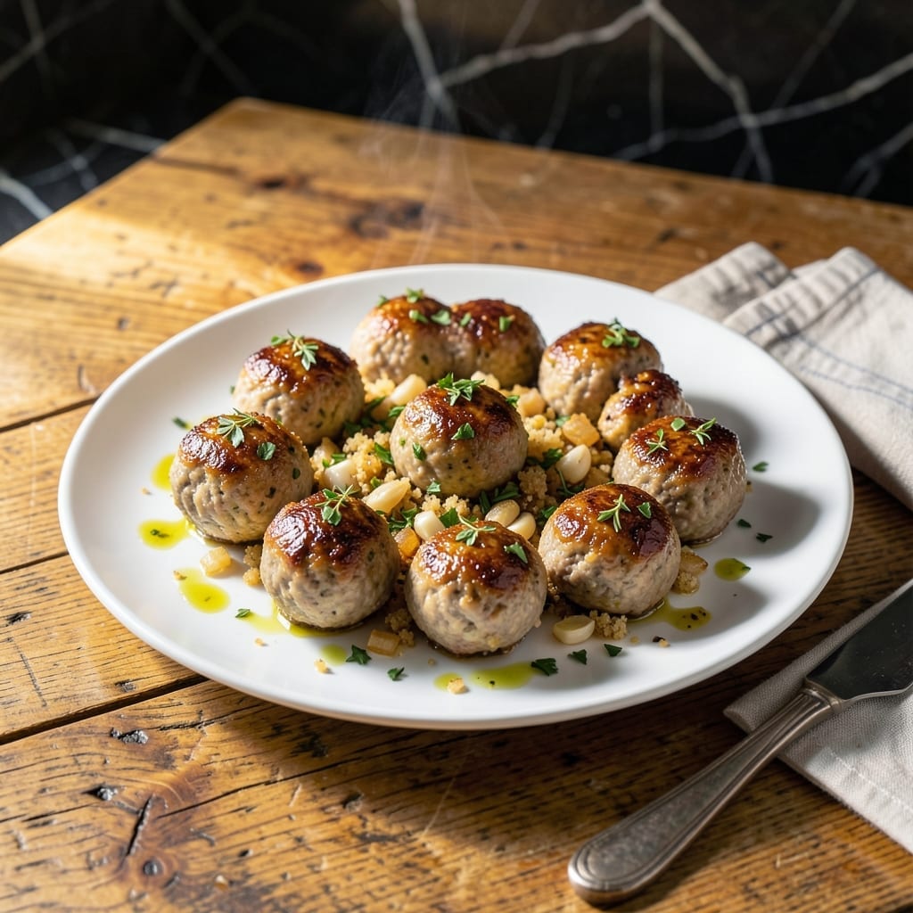 Ground Pork Meatball Recipe: Juicy Bites With Herb-Infused Depth