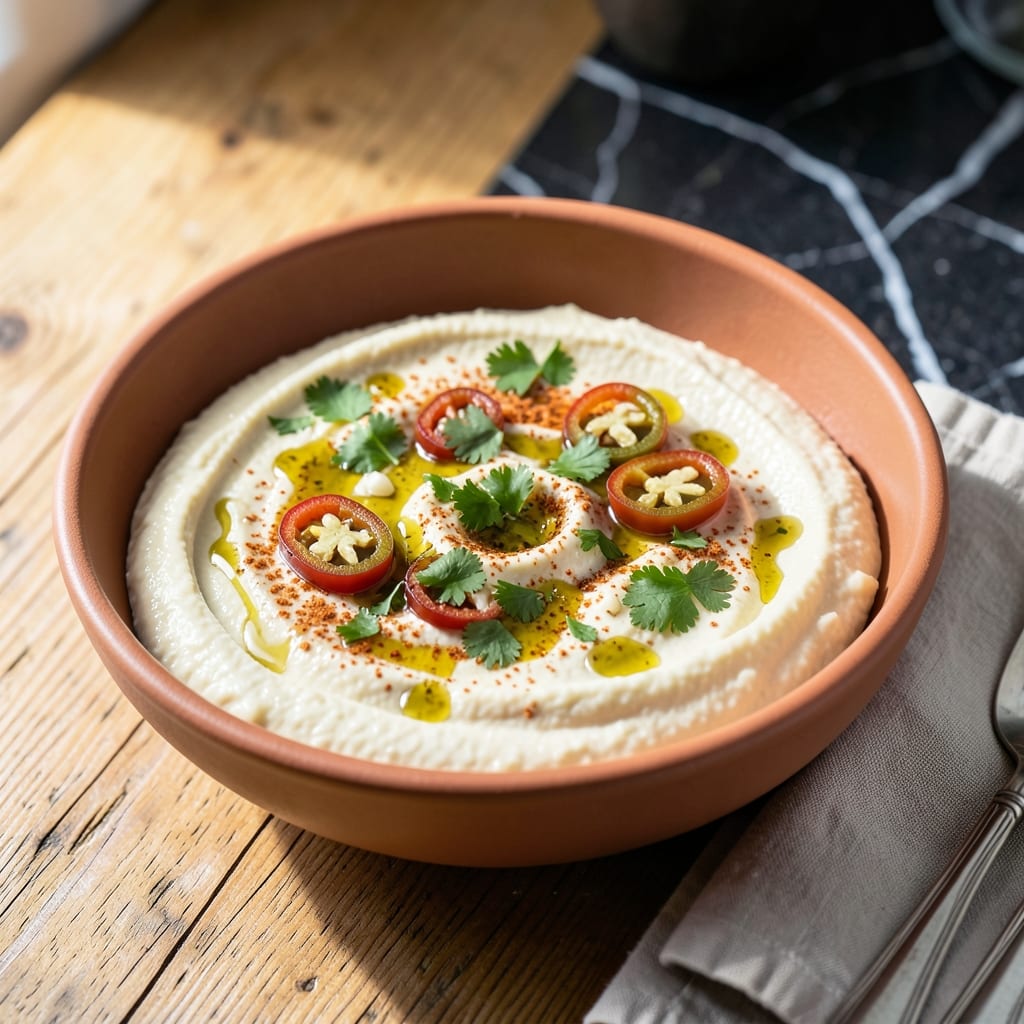Pita Jungle Cilantro Jalapeno Hummus Recipe: Zesty Restaurant-Style Spread