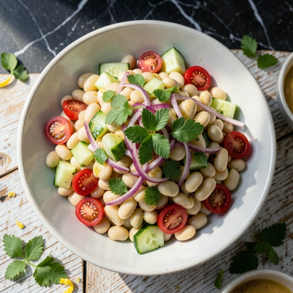 Butter Bean Recipe Salad: Mediterranean Freshness in Every Bite
