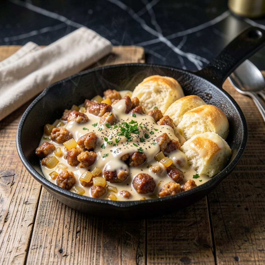 Gluten Free Gravy Recipe for Biscuits and Gravy: Rich Southern-Style Sausage Sauce Gluten Free Gravy Recipe for Biscuits and Gravy: Rich Southern-Style Sausage Sauce