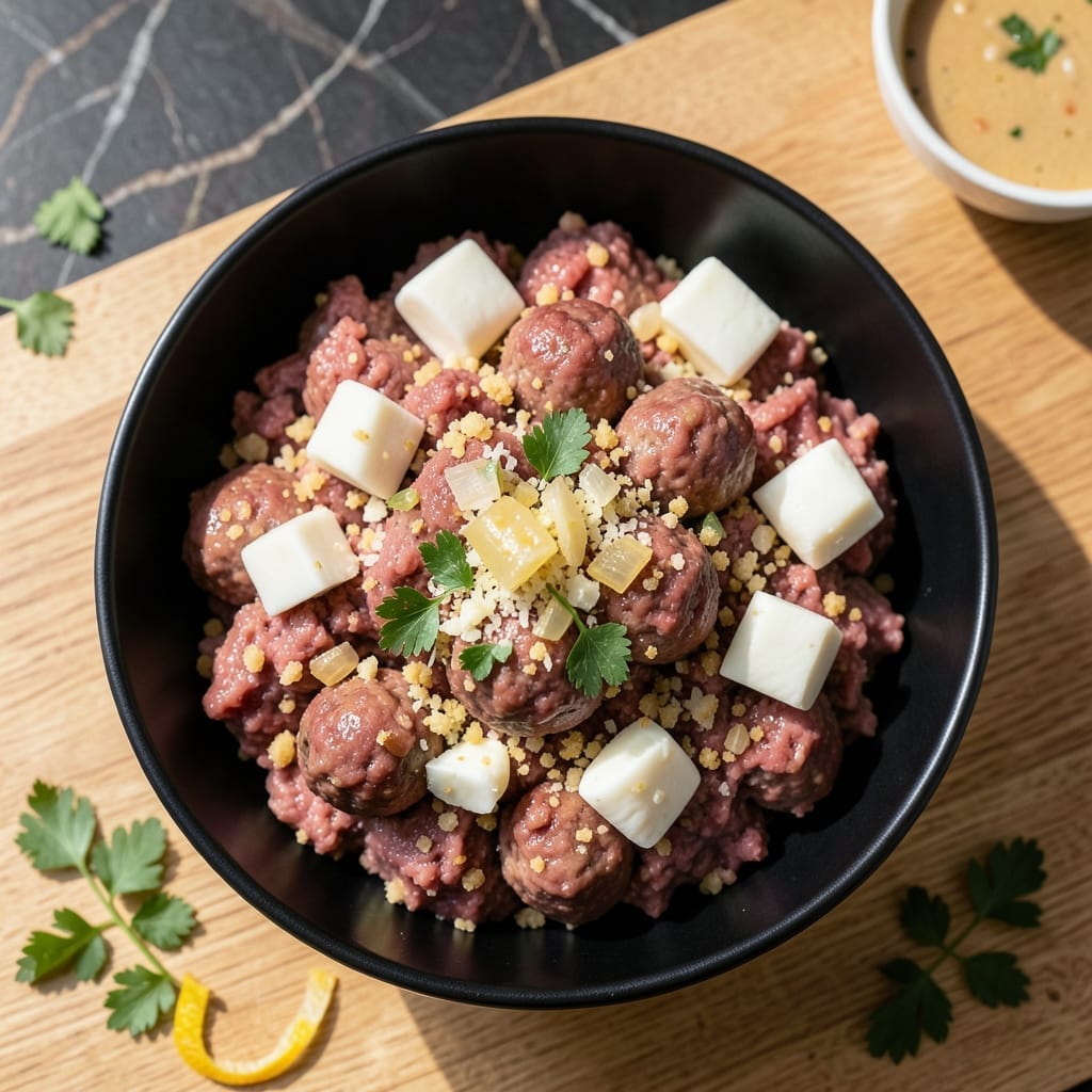 Meatballs With Cheese Recipe Ingredients: Gooey Center Surprise in Every Bite