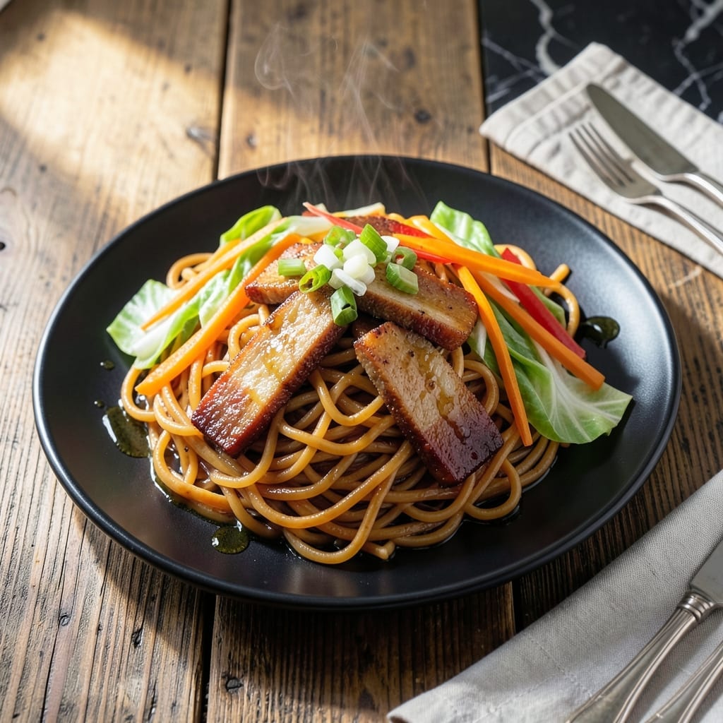 Chinese BBQ Pork Lo Mein Recipe: Wok-Tossed Noodles With Sweet Char Siu