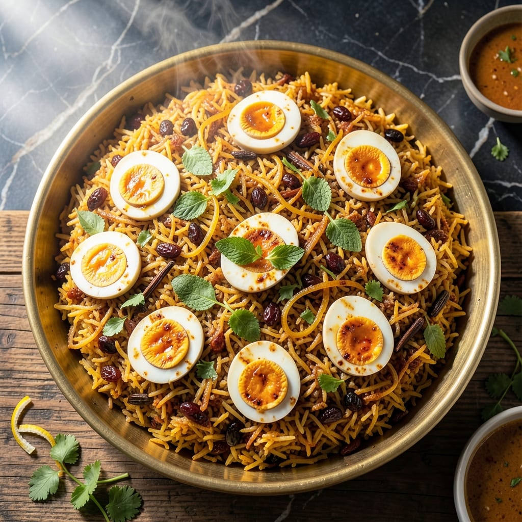 Egg Biryani Recipe Sanjeev Kapoor Video: Authentic Spiced Layers in One Pot