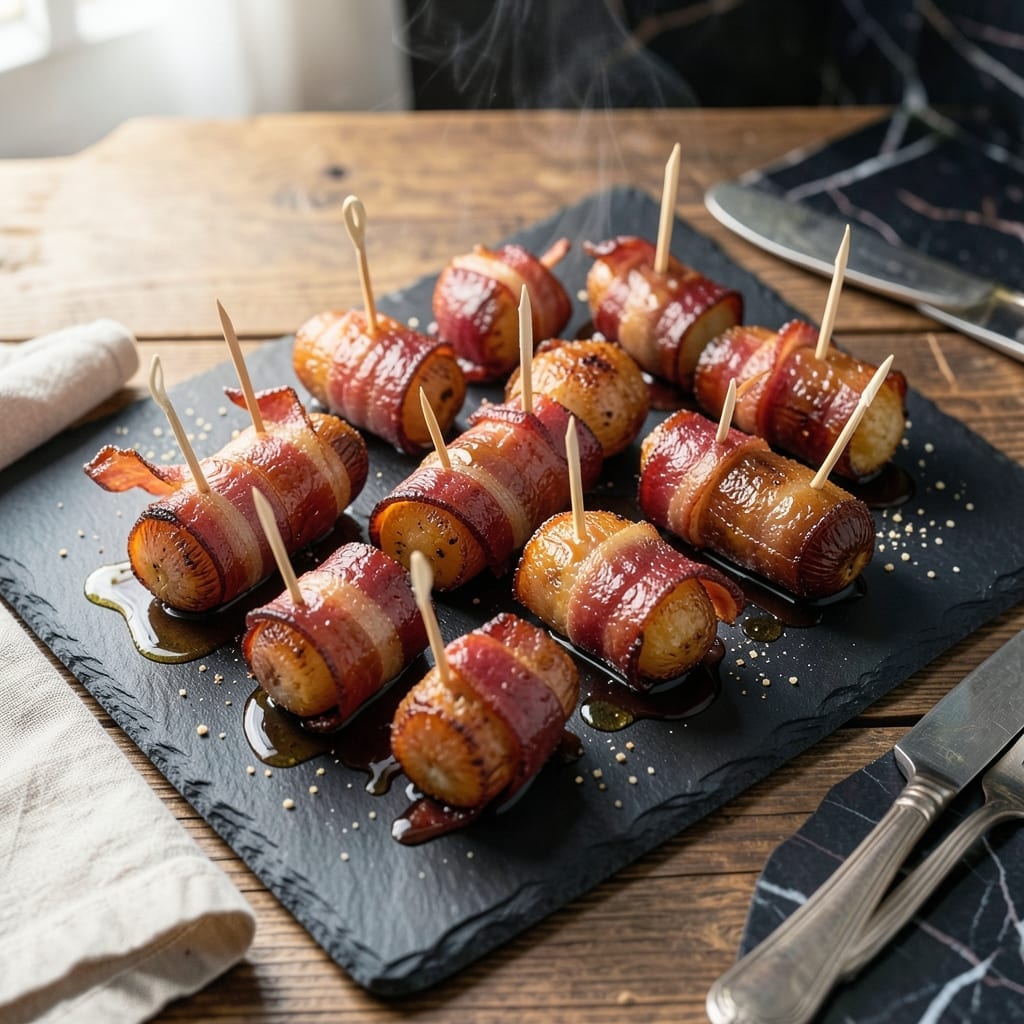 Betty Crocker Rumaki Recipe: Crispy Bacon-Wrapped Water Chestnut Bites