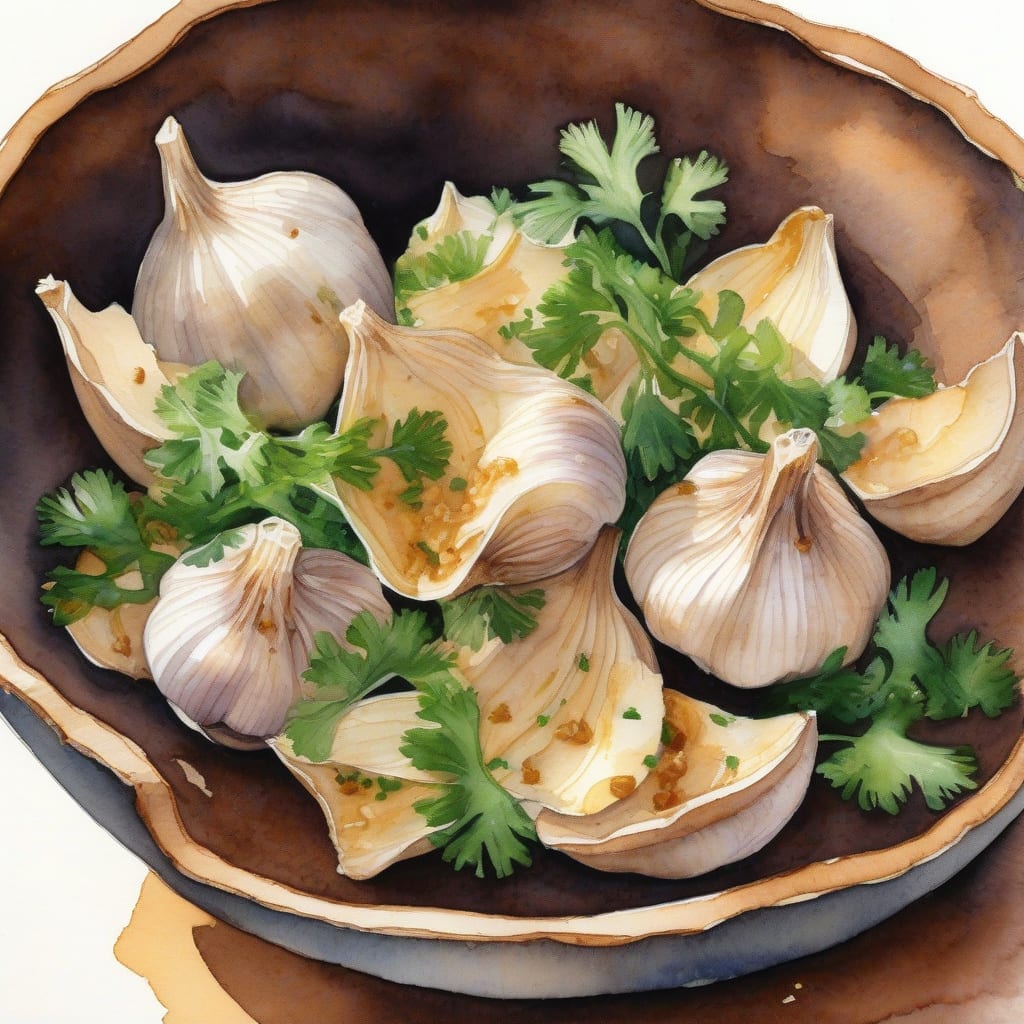 whole garlic chips recipe