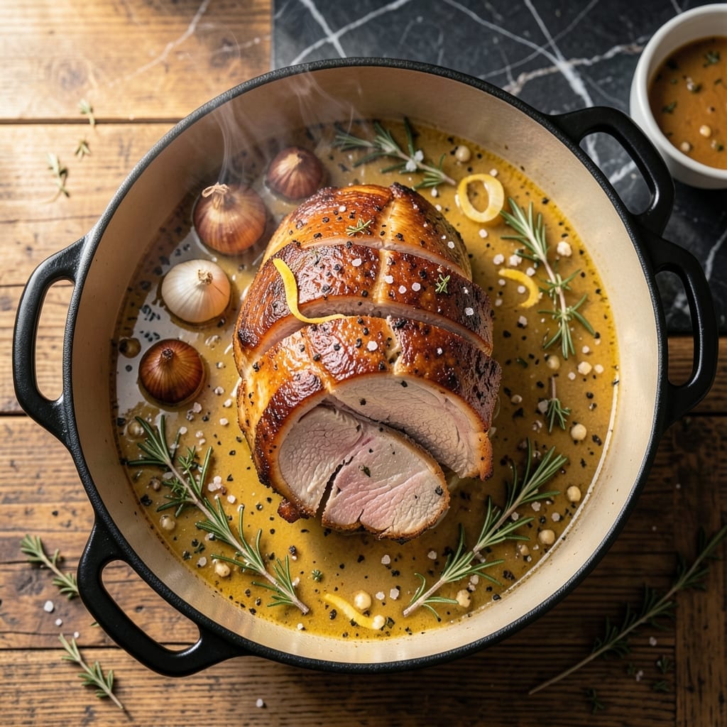 Juicy Pork Roast Recipe Oven: Herb-Crusted Golden Success