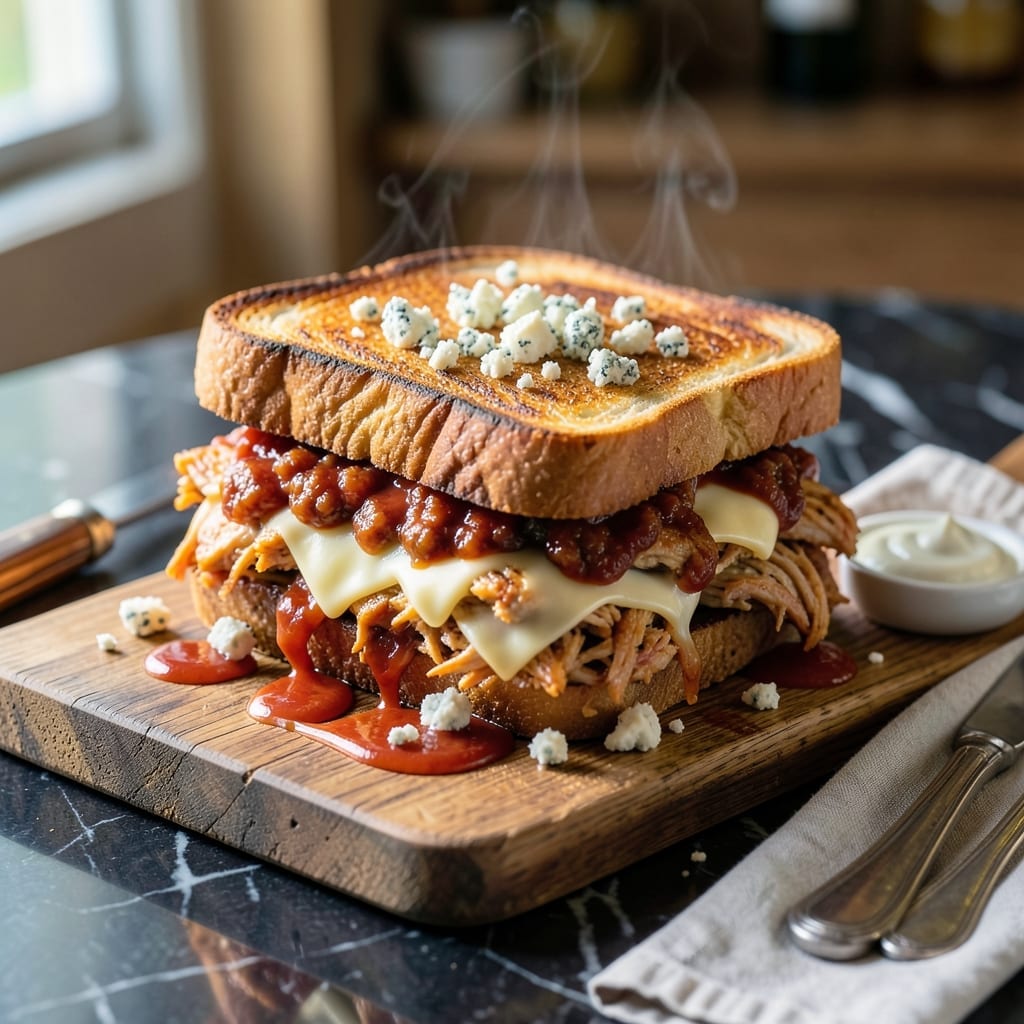Buffalo Chicken Grilled Cheese Recipe From Disney World: Theme Park Magic at Home