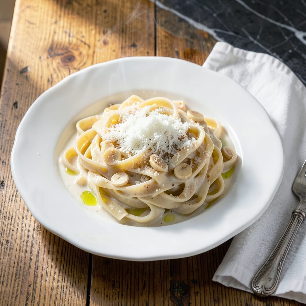 Recipe For Fettuccine Alfredo Without Heavy Cream: Velvety Sauce With Just Milk and Butter