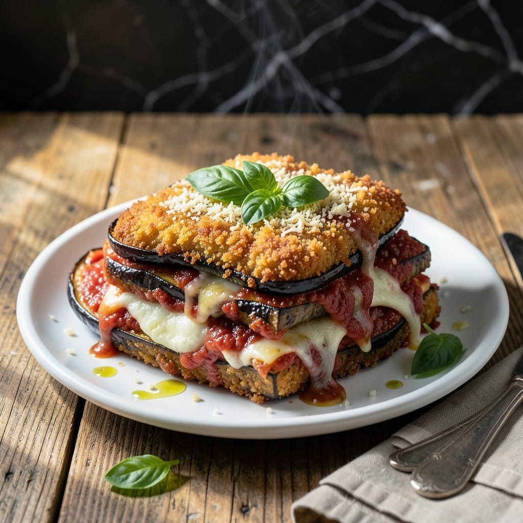 Eggplant Parmesan Recipe Baked Healthy: Lighter Crispy Layers Without the Guilt