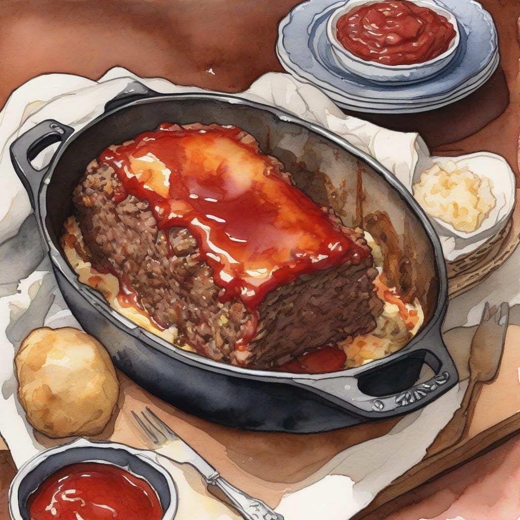 cowboy meatloaf and potato recipe