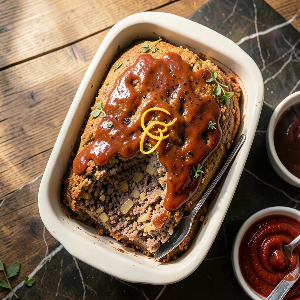 Easy Meatloaf Recipe With Few Ingredients And Ketchup: Simple Weeknight Dinner