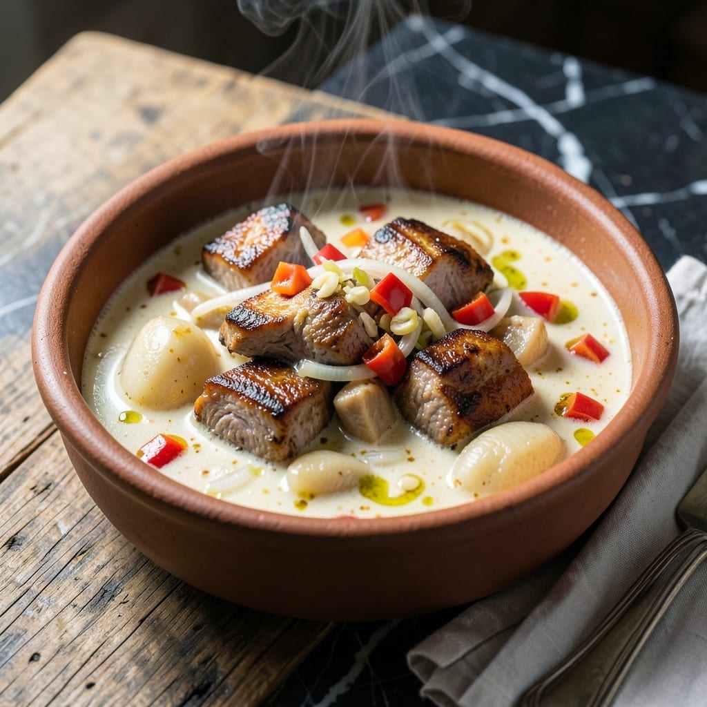 Ginataang Langka Recipe With Pork: Coconut Milk Jackfruit Stew