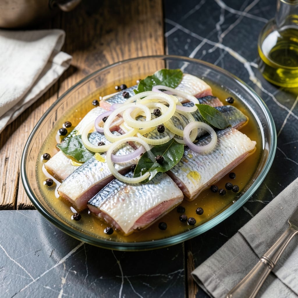 Pickled Herring Recipe: Nordic Tang With Onion and Dill