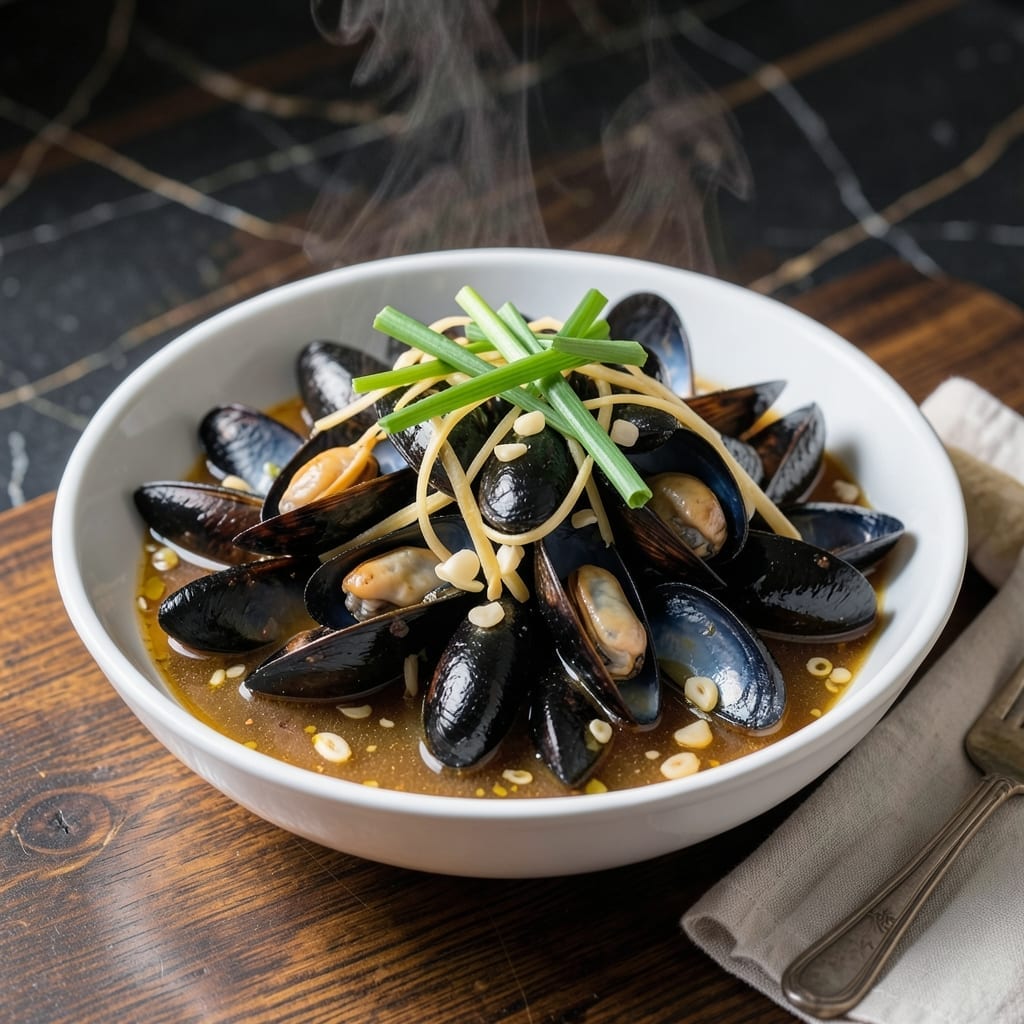 Chinese Mussels Recipe: Garlic-Ginger Steam With Aromatic Depth