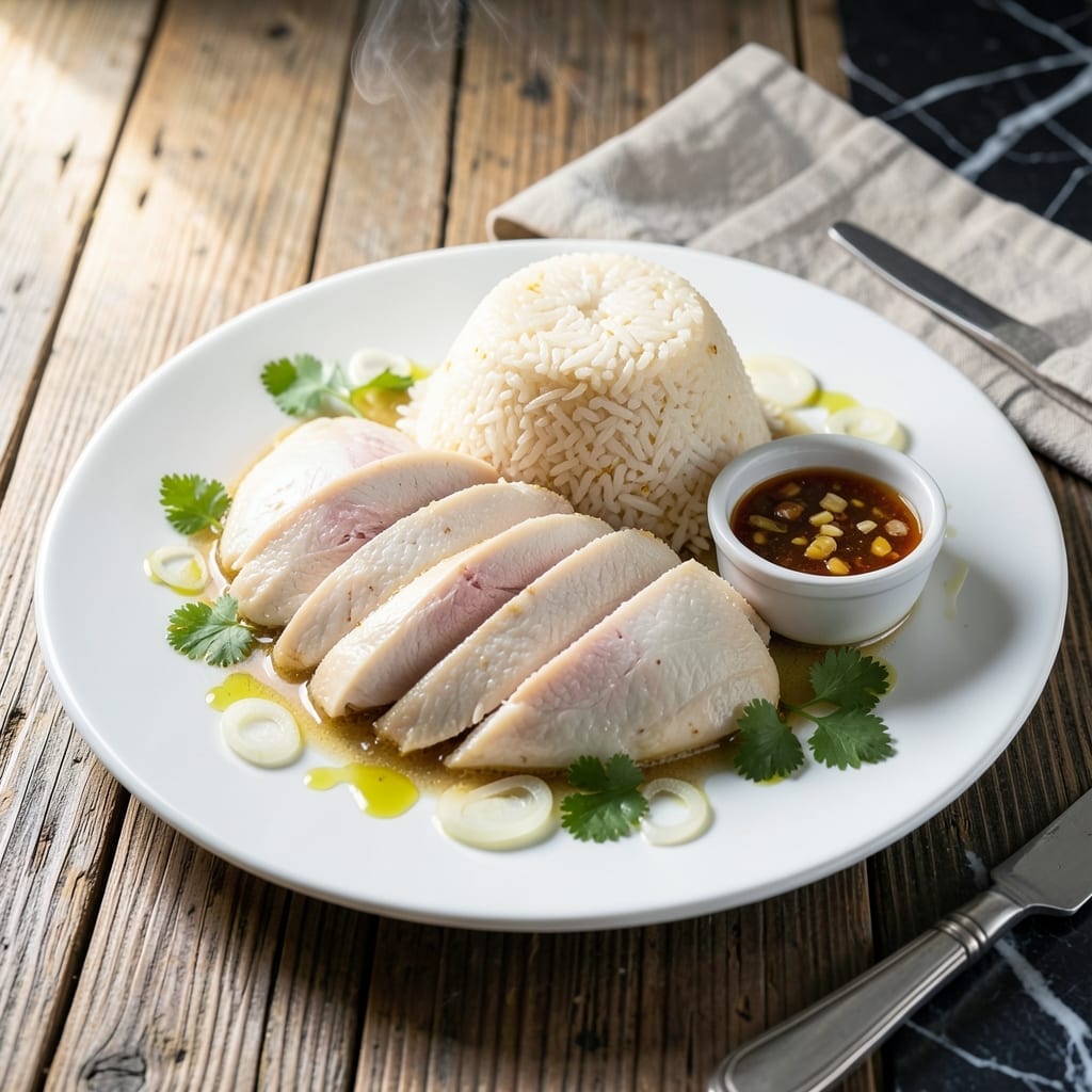 Khao Man Gai Recipe Cook's Country: Thai Poached Chicken With Ginger Sauce