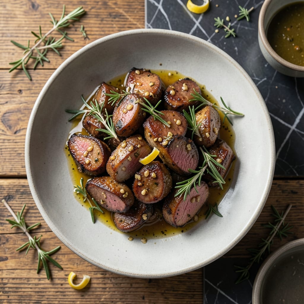 Recipe for Baked Chicken Livers: Iron-Rich Crispy Bites With Garlicky Depth