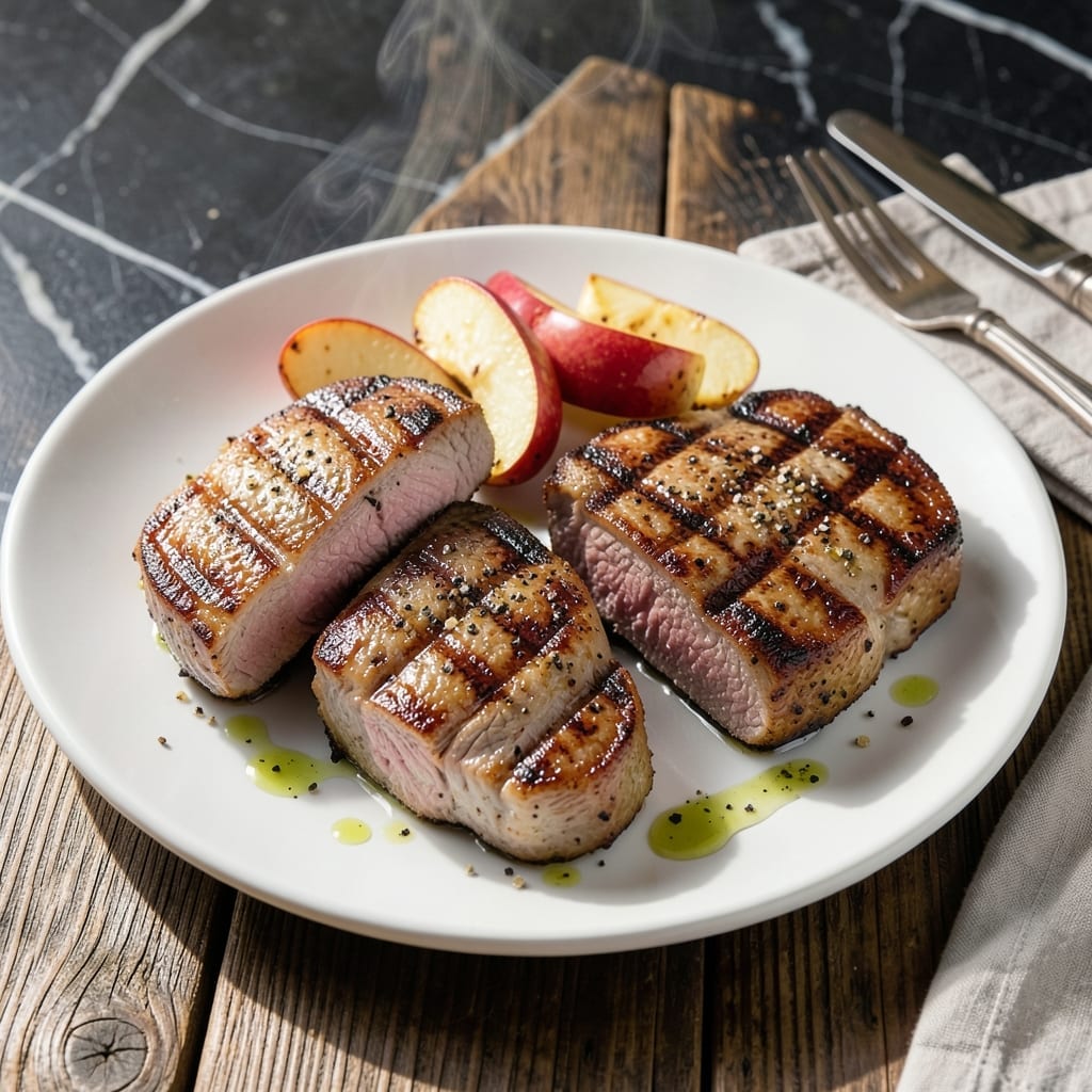 Grilled Pork Chops and Apples Recipe: Sweet and Savory Grill Pairing