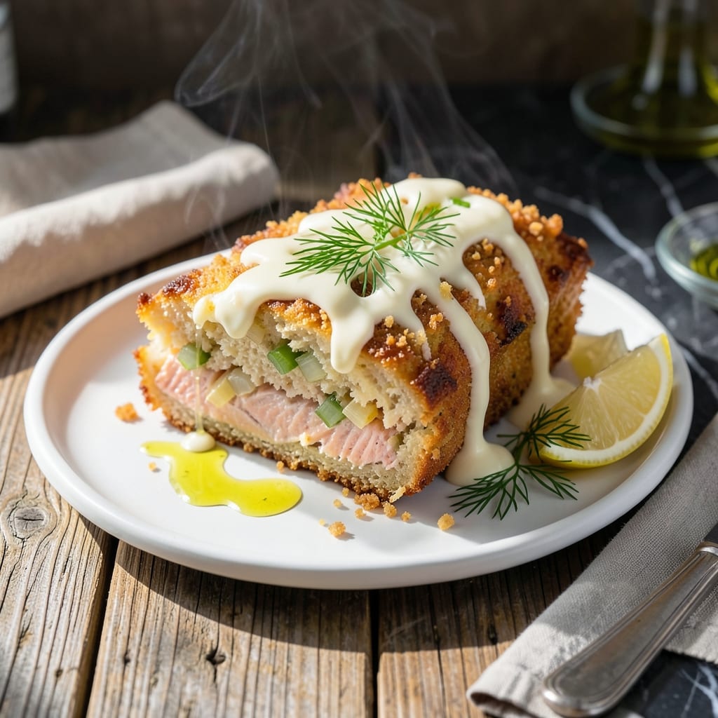 Salmon Loaf Recipe With Mayonnaise: Moist Bake With Zesty Flavor