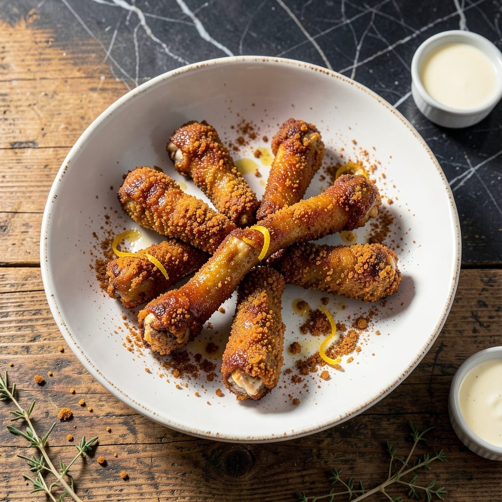 Recipe for Breaded Chicken Drumsticks: Crunchy Coating with Juicy Interiors