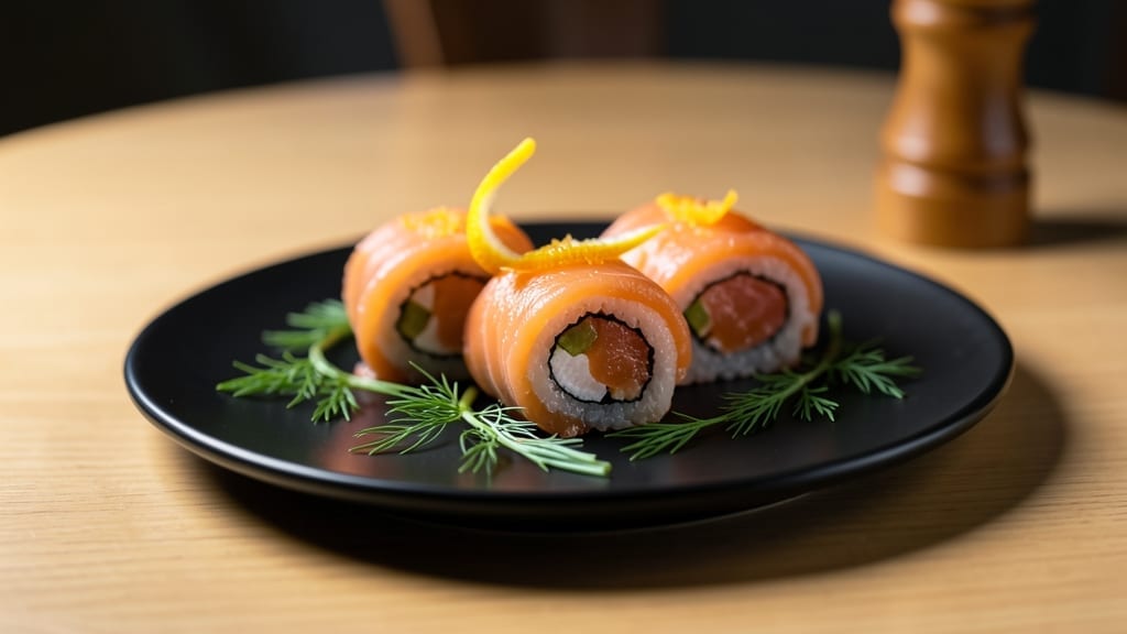 Smoked Salmon Roll-Ups Recipe: Crispy Cucumber and Cream Cheese Wraps