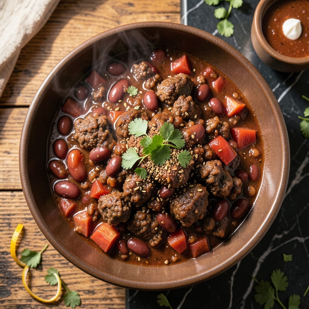 Chili Recipe With Chili Con Carne: Tex-Mex Boldness in Every Bite