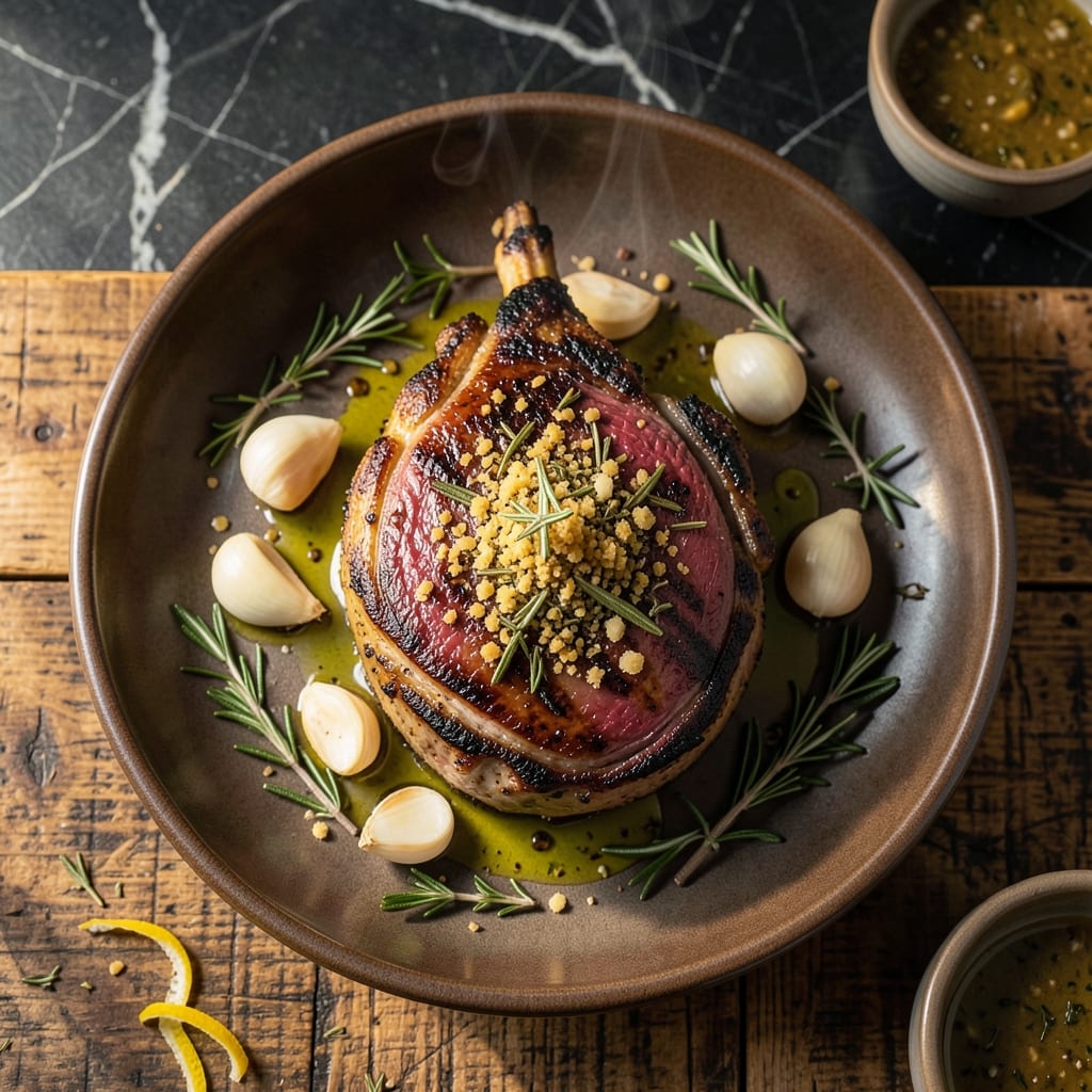 Lamb Leg Steak Recipe Roast: Herb-Crusted Succulence