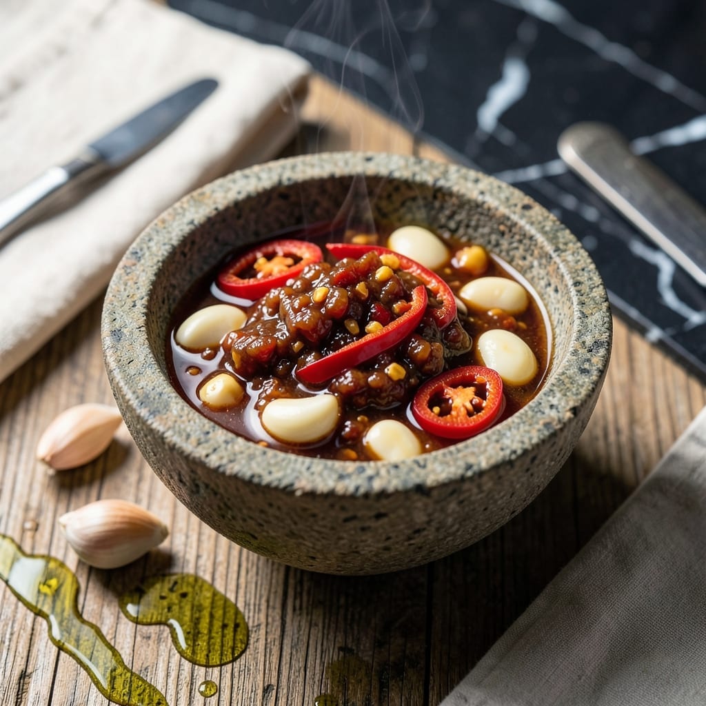 Recipe Of Chilli Garlic Sauce: Spicy and Aromatic Dipping Delight
