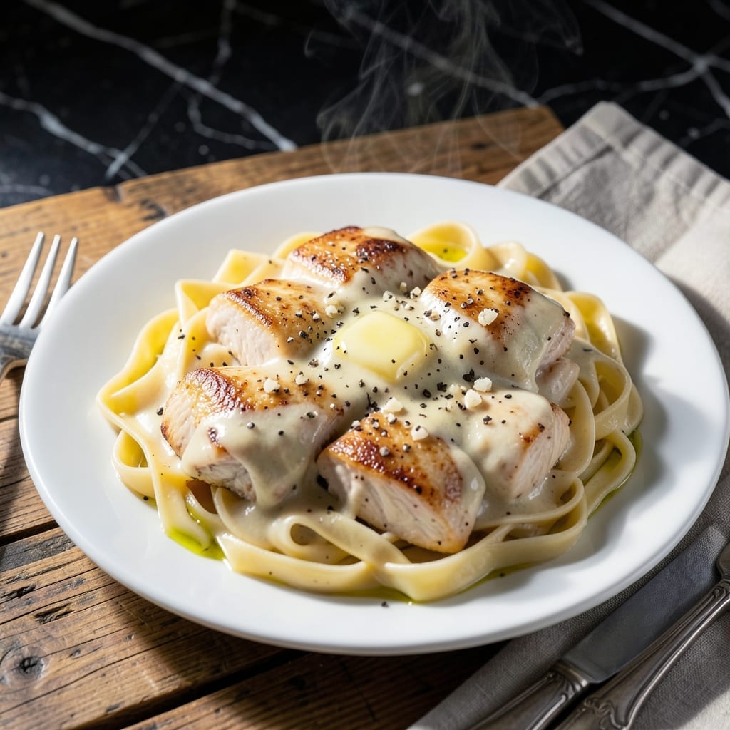 Crock Pot Chicken Alfredo Recipe With Jar Sauce: Hands-Off Creamy Pasta Dinner