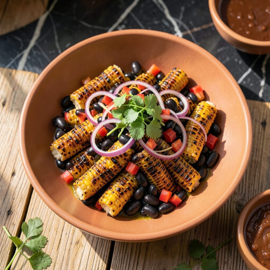 Grilled Corn and Black Bean Salad Recipe: Smoky Summer in a Bowl