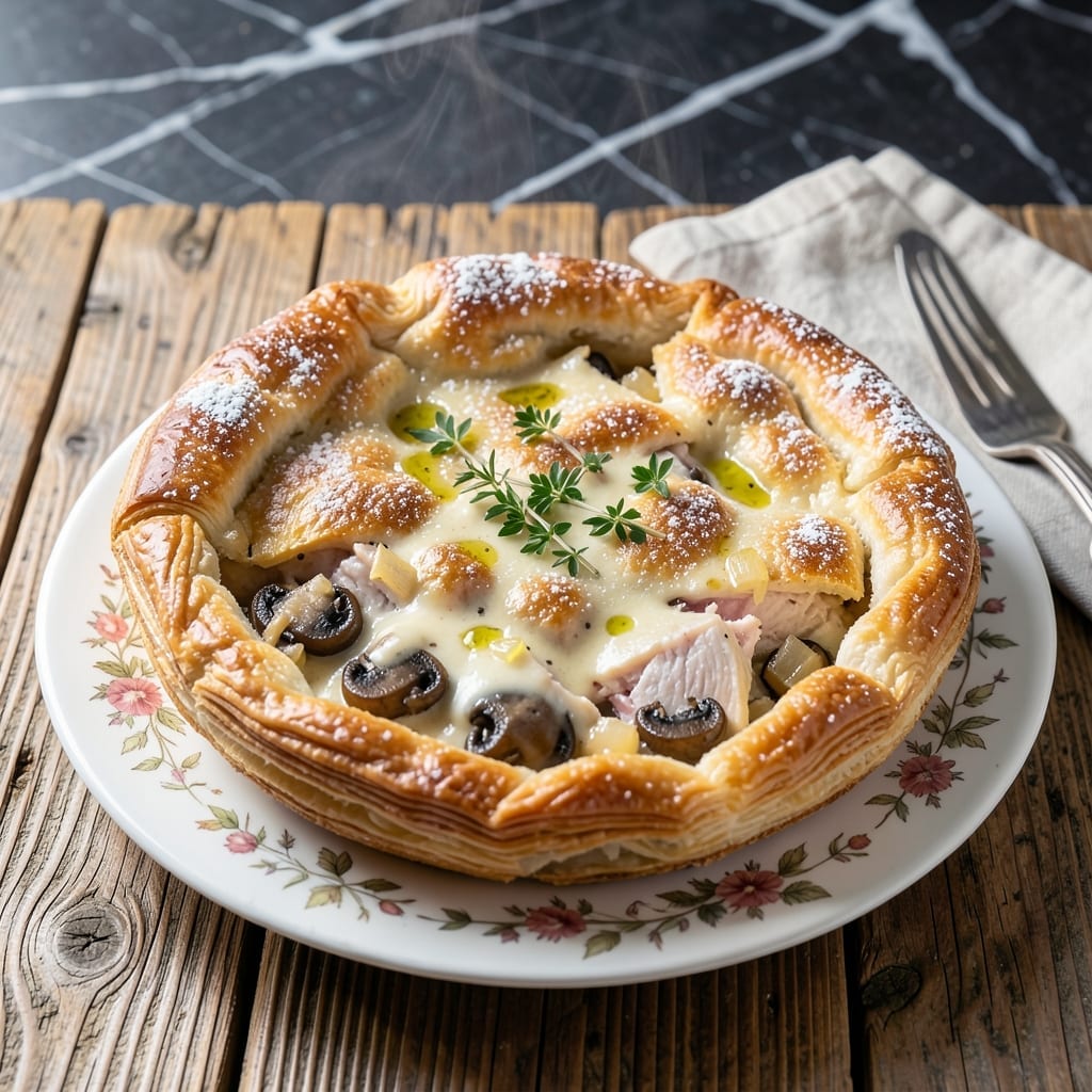 Jamie Oliver Chicken and Mushroom Pie Recipe 30 Minute Meals: Flaky Pastry With Rich Filling Jamie Oliver Chicken and Mushroom Pie Recipe 30 Minute Meals: Flaky Pastry With Rich Filling
