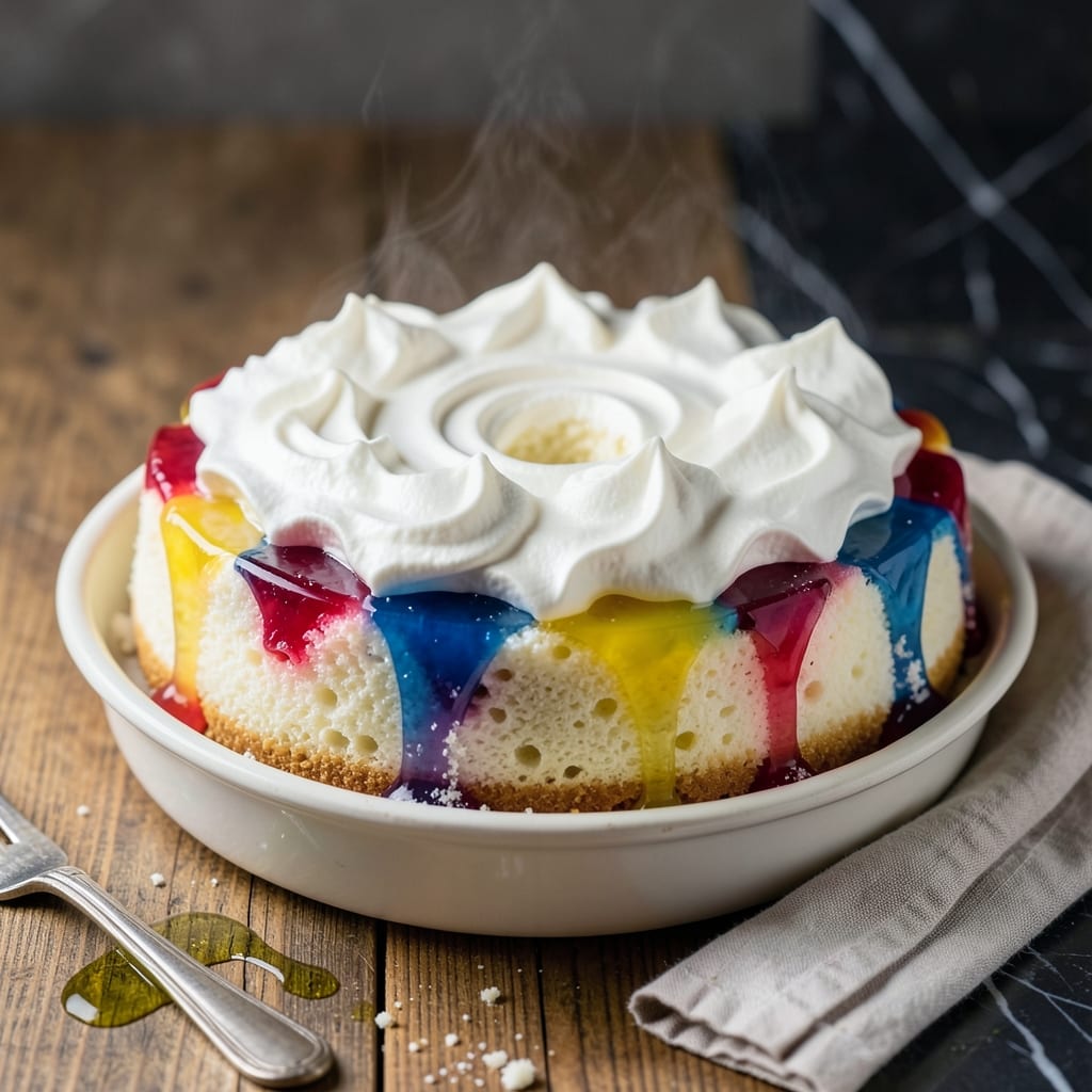 Original Jello Poke Cake Recipe With Cool Whip: Retro Dessert With Layers of Color