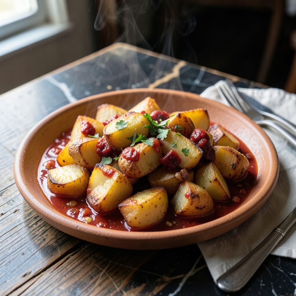 Patatas Bravas Recipe Jamie Oliver: Spicy Tomato Sauce With Crispy Potatoes