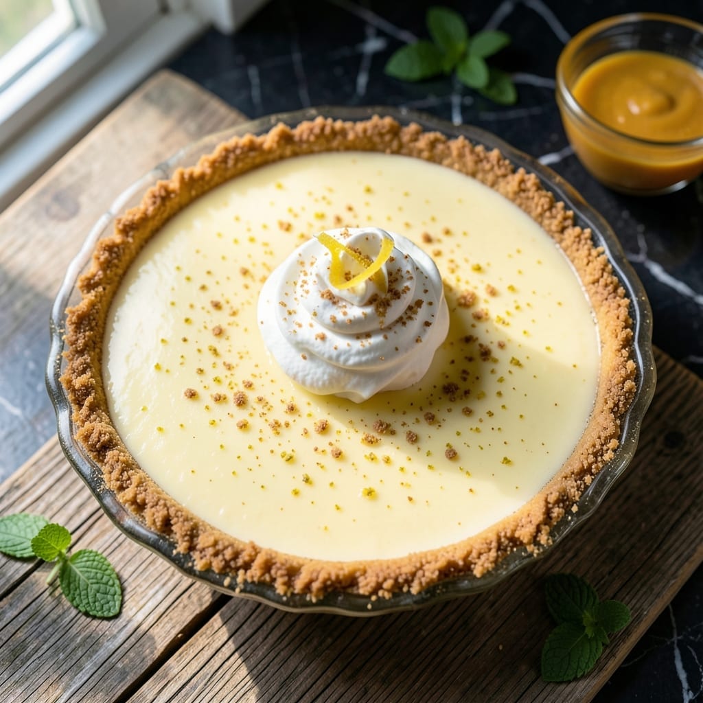 Crystal Grill Lemon Icebox Pie Recipe: Chilled Citrus Bliss in a Buttery Crust