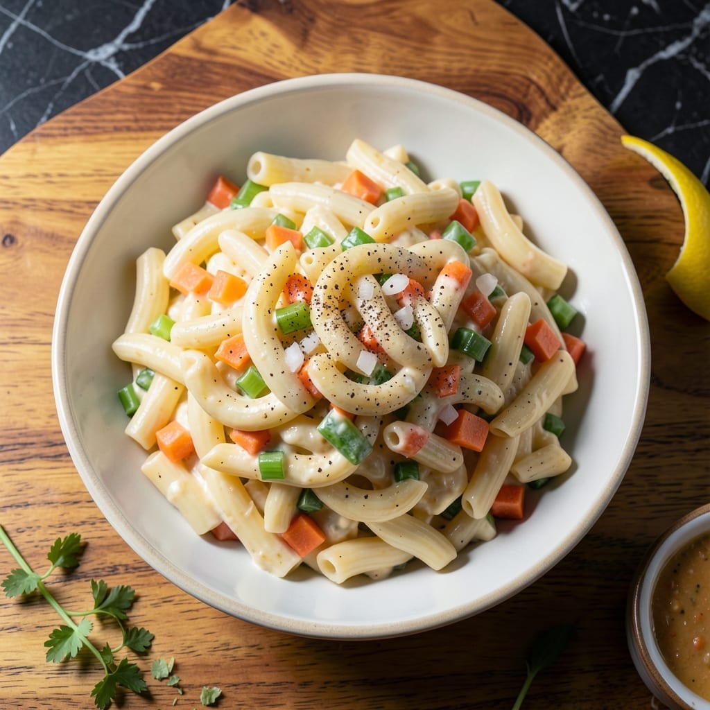 Traditional Hawaiian Macaroni Salad Recipe: Island-Style Creamy Crunch