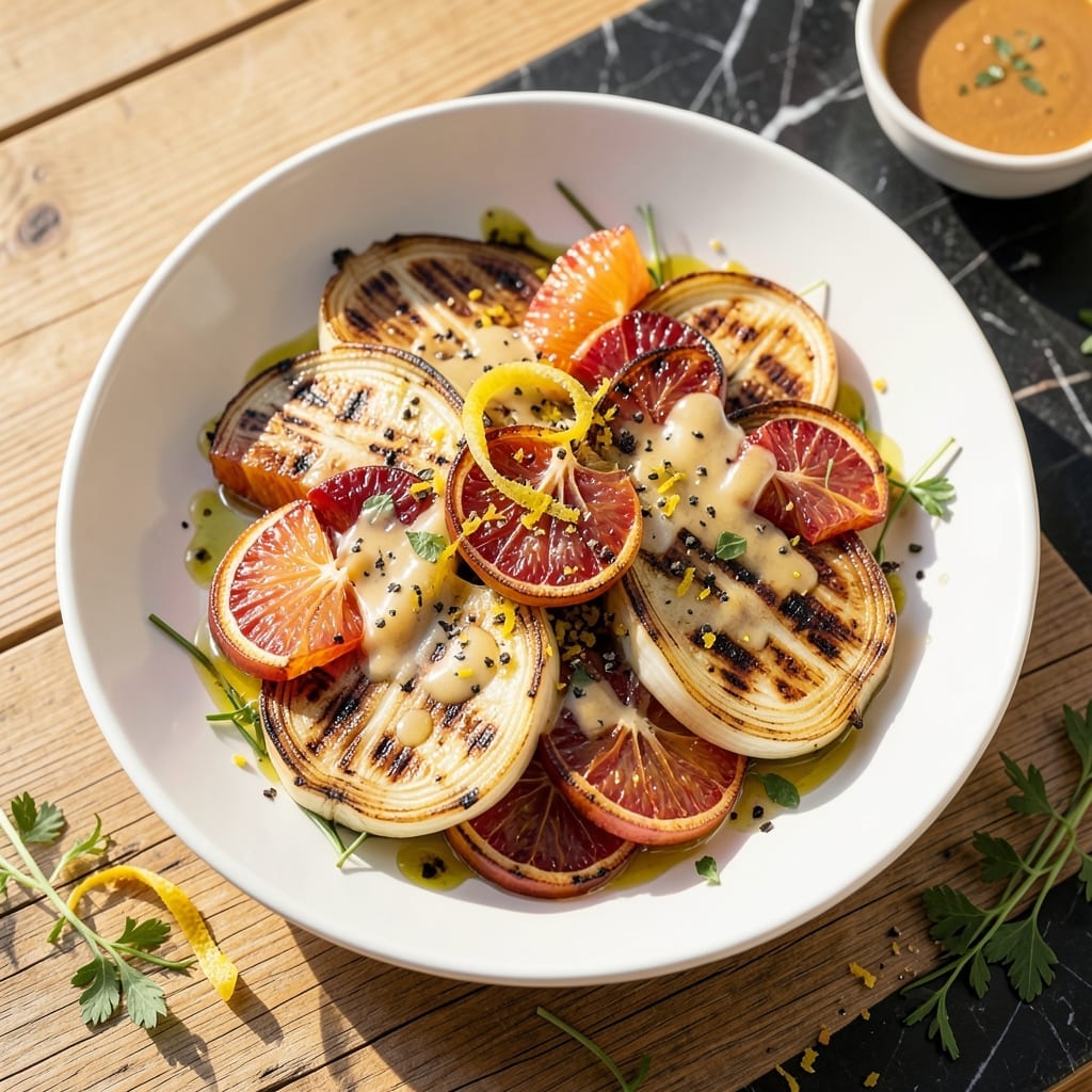Grilled Fennel Salad Recipe: Charred Sweetness with Citrus Zing Grilled Fennel Salad Recipe: Charred Sweetness with Citrus Zing